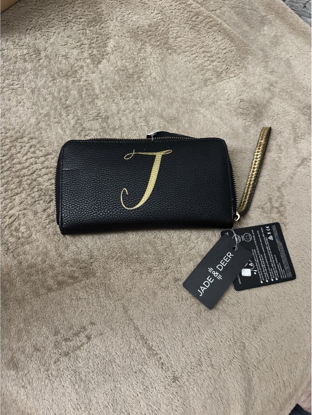 Jade & Deer Charging Wallet- With Power Bank -iPhone / BlackBerry / Android